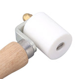 40mm Seam Roller High Temperature Resistant Seam Hand Pressure Roller for PVC Welding White - Extra Image