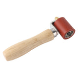 Silicone Seam Tester Bearing Design Ergonomic Detachable Smoothing Seam Roller Tool for PVC Roofing Tape Red Width 40mm/ 1.6in - Front View