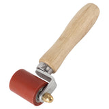 Silicone Seam Tester Bearing Design Ergonomic Detachable Smoothing Seam Roller Tool for PVC Roofing Tape Red Width 40mm/ 1.6in - Extra Image