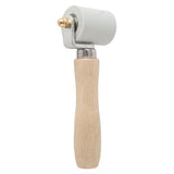 Silicone Seam Tester Bearing Design Ergonomic Detachable Smoothing Seam Roller Tool for PVC Roofing Tape Gray Width 45mm/1.8in - Rear View