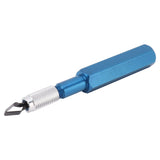 Floor Skiving Knife High Speed Steel Blade Professional PVC Plastic Floor Welding Cutting Tool for Construction - Close-Up Angle