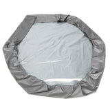 Sandbox Cover Hexagon Sandpit Sand Toys Cover Waterproof Pool Cover with Drawstring for Outdoor Garden Grey