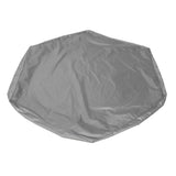 Sandbox Cover Hexagon Sandpit Sand Toys Cover Waterproof Pool Cover with Drawstring for Outdoor Garden Grey