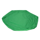 Sandbox Cover Hexagon Sandpit Sand Toys Cover Waterproof Pool Cover with Drawstring for Outdoor Garden Green - Side View