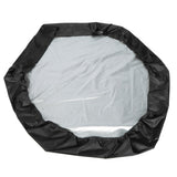 Sandbox Cover Hexagon Sandpit Sand Toys Cover Waterproof Pool Cover with Drawstring for Outdoor Garden Black