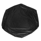 Sandbox Cover Hexagon Sandpit Sand Toys Cover Waterproof Pool Cover with Drawstring for Outdoor Garden Black