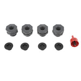 3/4 Inch Rain Barrel Bulkhead Fitting Kit with Plugs Hole Saw Tool PVC Spigot Connector Kit for Rain Barrels Water Tanks Pools Aquariums Tubs