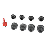 3/4 Inch Rain Barrel Bulkhead Fitting Kit with Plugs Hole Saw Tool PVC Spigot Connector Kit for Rain Barrels Water Tanks Pools Aquariums Tubs - Extra Image