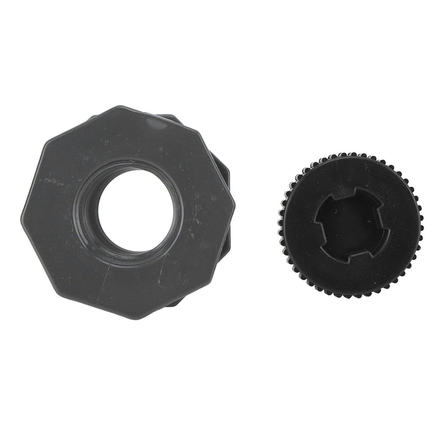 3/4 Inch Rain Barrel Bulkhead Fitting Kit with Plugs Hole Saw Tool PVC Spigot Connector Kit for Rain Barrels Water Tanks Pools Aquariums Tubs