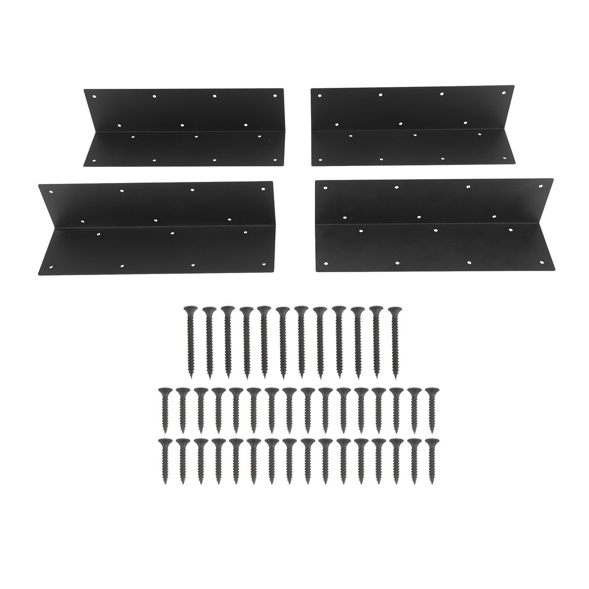 4PCS Steel Raised Garden Bed Corner Brackets Metal Garden Bed Corner Bracket for 20‑24 Inch Bed