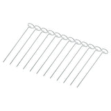 12Pcs Plant Stakes Reusable Plant Sticks Support Anti Rust Stem Flower Support for Home Garden Yard Farm