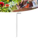 12Pcs Plant Stakes Reusable Plant Sticks Support Anti Rust Stem Flower Support for Home Garden Yard Farm - Extra Image