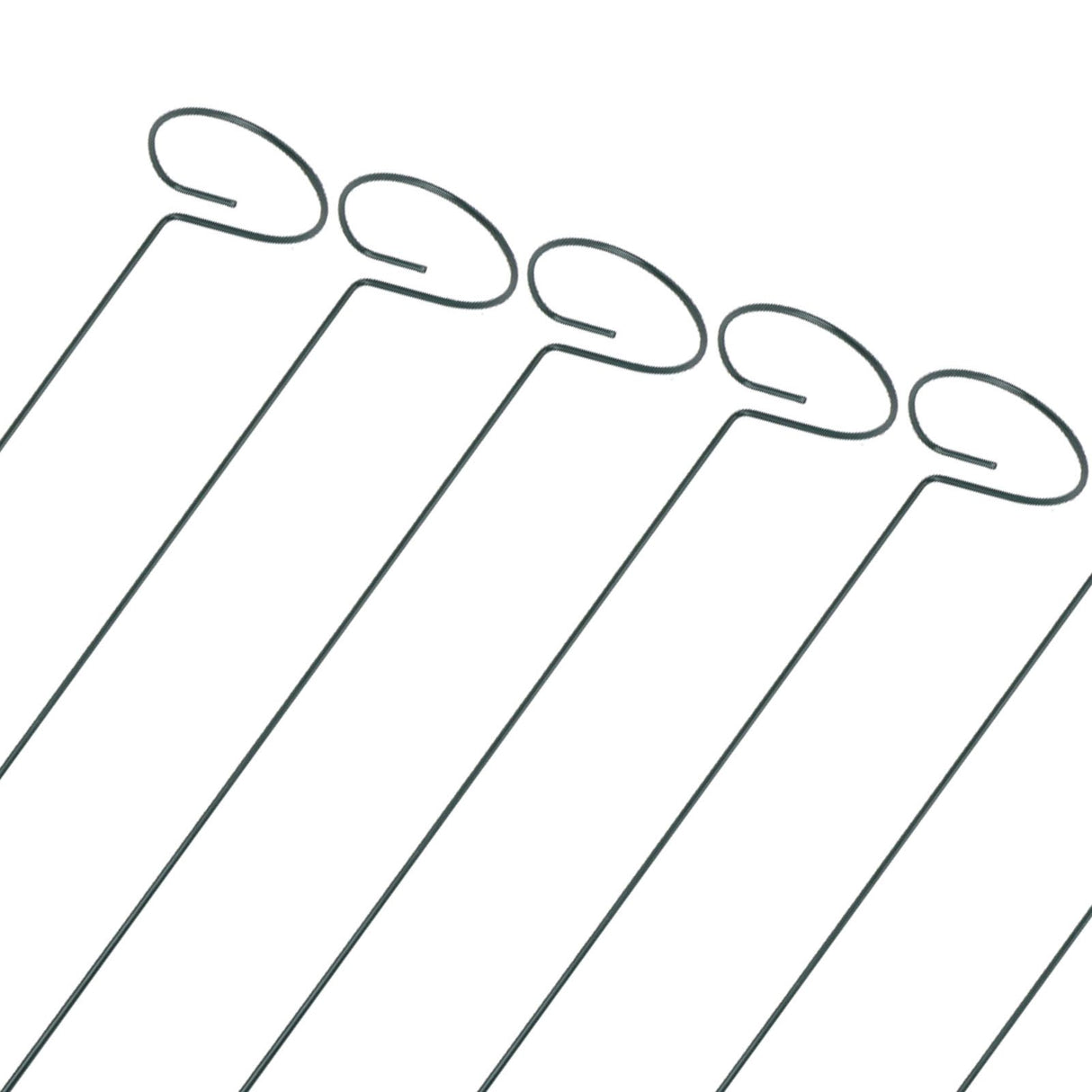 12Pcs Plant Stakes Reusable Plant Sticks Support Anti Rust Stem Flower Support for Home Garden Yard Farm
