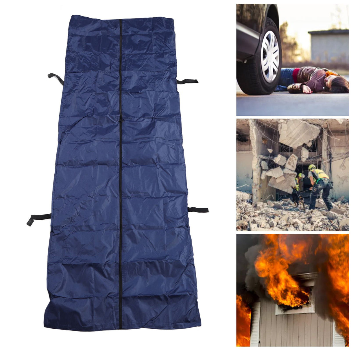 Cadaver Bag Leak Proof Corpse Storage Bags Durable Thickened Emergency Dead Body Bag 210 x 75cm / 82.7 x 29.5in