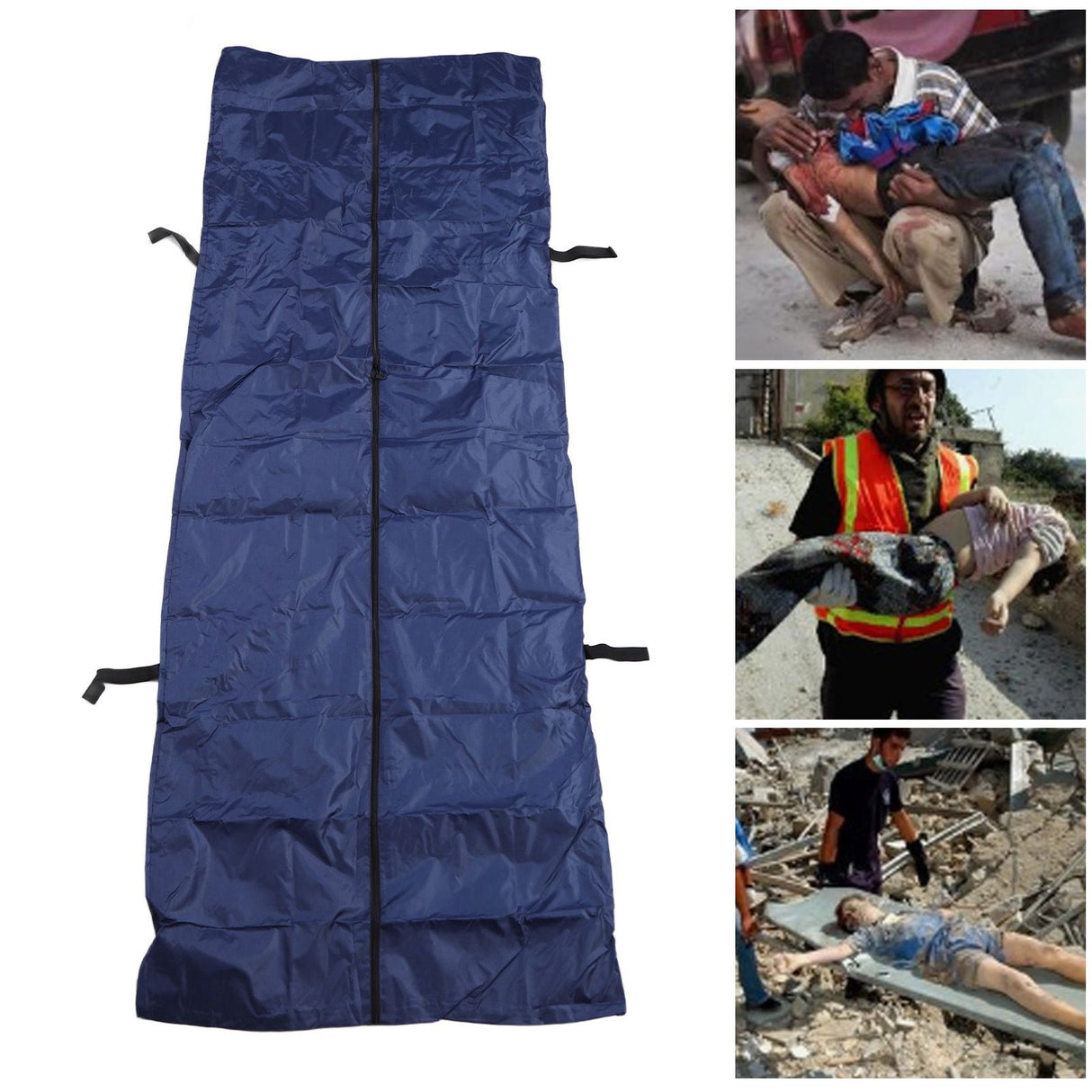 Cadaver Bag Leak Proof Corpse Storage Bags Durable Thickened Emergency Dead Body Bag 150 x 60cm / 59.1 x 23.6in