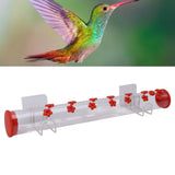 40cm Window Hummingbird Feeder Transparent Hummingbird Water Drinking Feeding Pipe - Extra Image