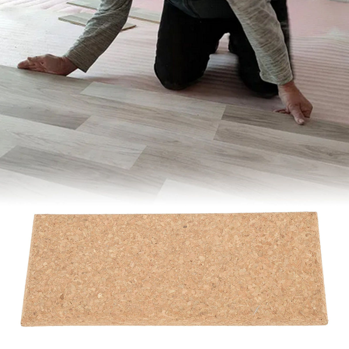 PVC Plastic Floor Laying Tools Cork Push Plate Ground Compaction Exhaust Plate Cork Board Floor Compacting Tool