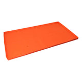Silicone Griddle Mat Silicone Protective Mat Cover Grill Cover for Blackstone Griddle Top 36 Inch Orange - Close-Up Angle