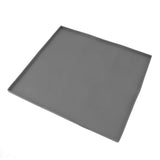 Griddle Mat Heavy Duty Silicone Grill Cover Protect Your Griddle From Rodents Debris Rust All Season BBQ Grill Mat 17in Grey - Rear View