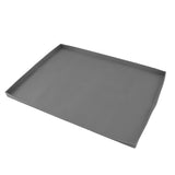 Griddle Mat Heavy Duty Silicone Grill Cover Protect Your Griddle From Rodents Debris Rust All Season BBQ Grill Mat 22in Grey - 45-Degree Angle
