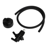 3 Way Petcock Tank Fuel Shut Off Valve Switch with Fuel Line for Polaris ATV Sportsman 335 325 330 400 500 600 700 - 45-Degree Angle