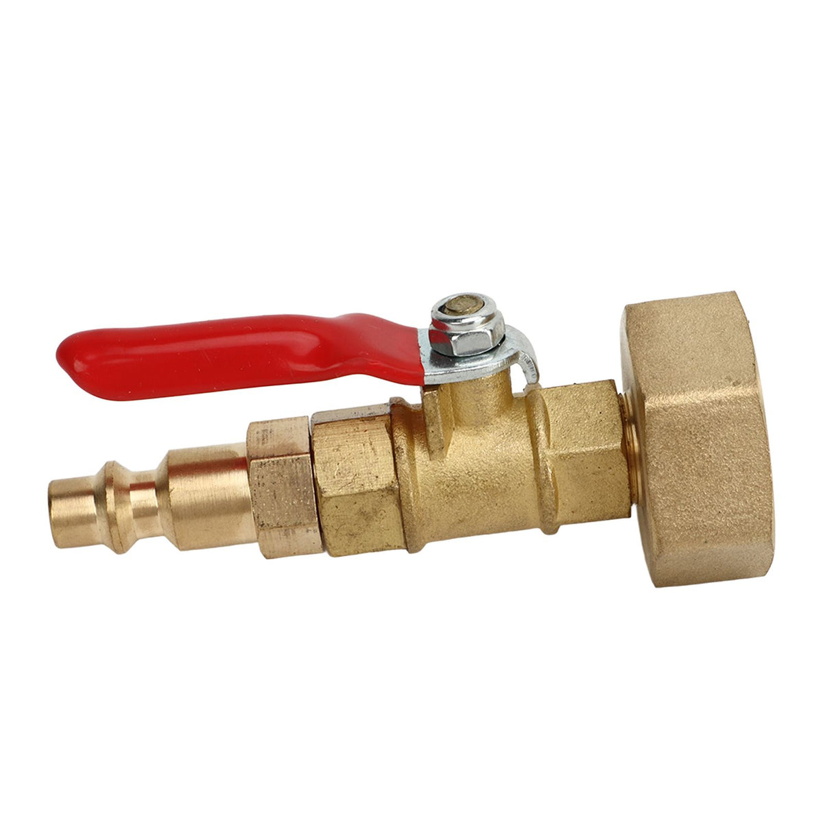 2pcs Brass Winterize Blowout Adapter 3/4 Internal and External Thread Brass Quick Adapter