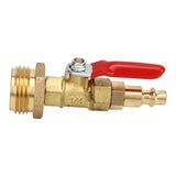 2pcs Brass Winterize Blowout Adapter 3/4 Internal and External Thread Brass Quick Adapter