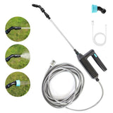 Handheld Garden Electric Sprayer Outdoor Portable Electric Garden Water Sprayer Wand for Gardening Watering 8m Set