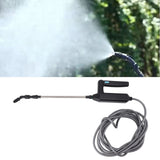 Handheld Garden Electric Sprayer Outdoor Portable Electric Garden Water Sprayer Wand for Gardening Watering 8m Set