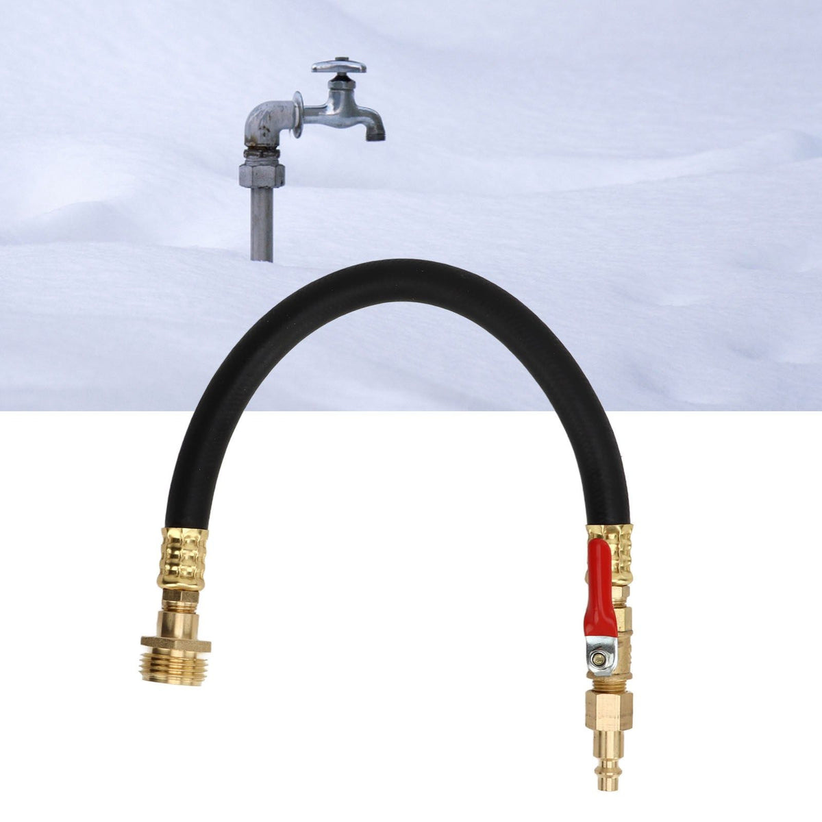 Garden Hose Adapter RV Frost Protection Combo Kit with 1/4 US Quick Adapter Winterize Sprinkler Systems