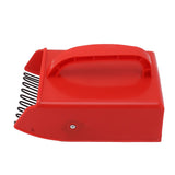 Blueberry Picker Scoop Berry Rake Hand Garden Farm Tool with Metallic Comb Ergonomic Handle - Close-Up Angle