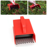 Blueberry Picker Scoop Berry Rake Hand Garden Farm Tool with Metallic Comb Ergonomic Handle