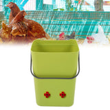 Chicken Waterer 4 Drinking Spouts Large Capacity Automatic Chick Drinker Waterer for Poultry Feeding Equipment 12L