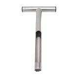 Soil Sampler Probe 304 Stainless Steel Protable T Handle Soil Sampling Tool for Farm Garden Lawn 12in