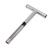 Soil Sampler Probe 304 Stainless Steel Protable T Handle Soil Sampling Tool for Farm Garden Lawn 12in