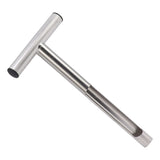 Soil Sampler Probe 304 Stainless Steel Protable T Handle Soil Sampling Tool for Farm Garden Lawn 12in