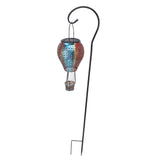 Hanging Solar Lantern Retro Hollowed Fire Balloon Style Warm Romatic Garden Solar Light for Outdoor Camping Backyard
