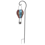 Hanging Solar Lantern Retro Hollowed Fire Balloon Style Warm Romatic Garden Solar Light for Outdoor Camping Backyard