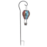 Hanging Solar Lantern Retro Hollowed Fire Balloon Style Warm Romatic Garden Solar Light for Outdoor Camping Backyard