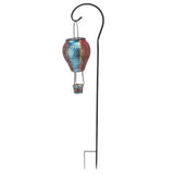 Hanging Solar Lantern Retro Hollowed Fire Balloon Style Warm Romatic Garden Solar Light for Outdoor Camping Backyard