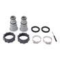 2PCS Pool Hose Adapter with Collar Replacement Threaded Connection Pump Hose Adapter for Intex Fit ARU