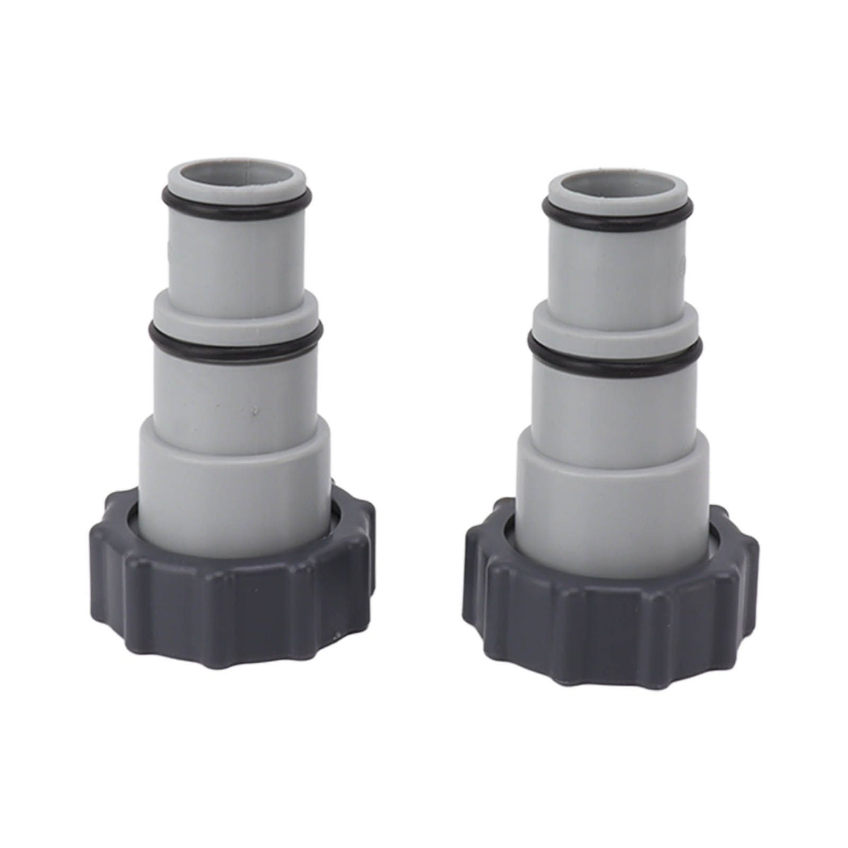2PCS Pool Hose Adapter with Collar Replacement Threaded Connection Pump Hose Adapter for Intex Fit ARU