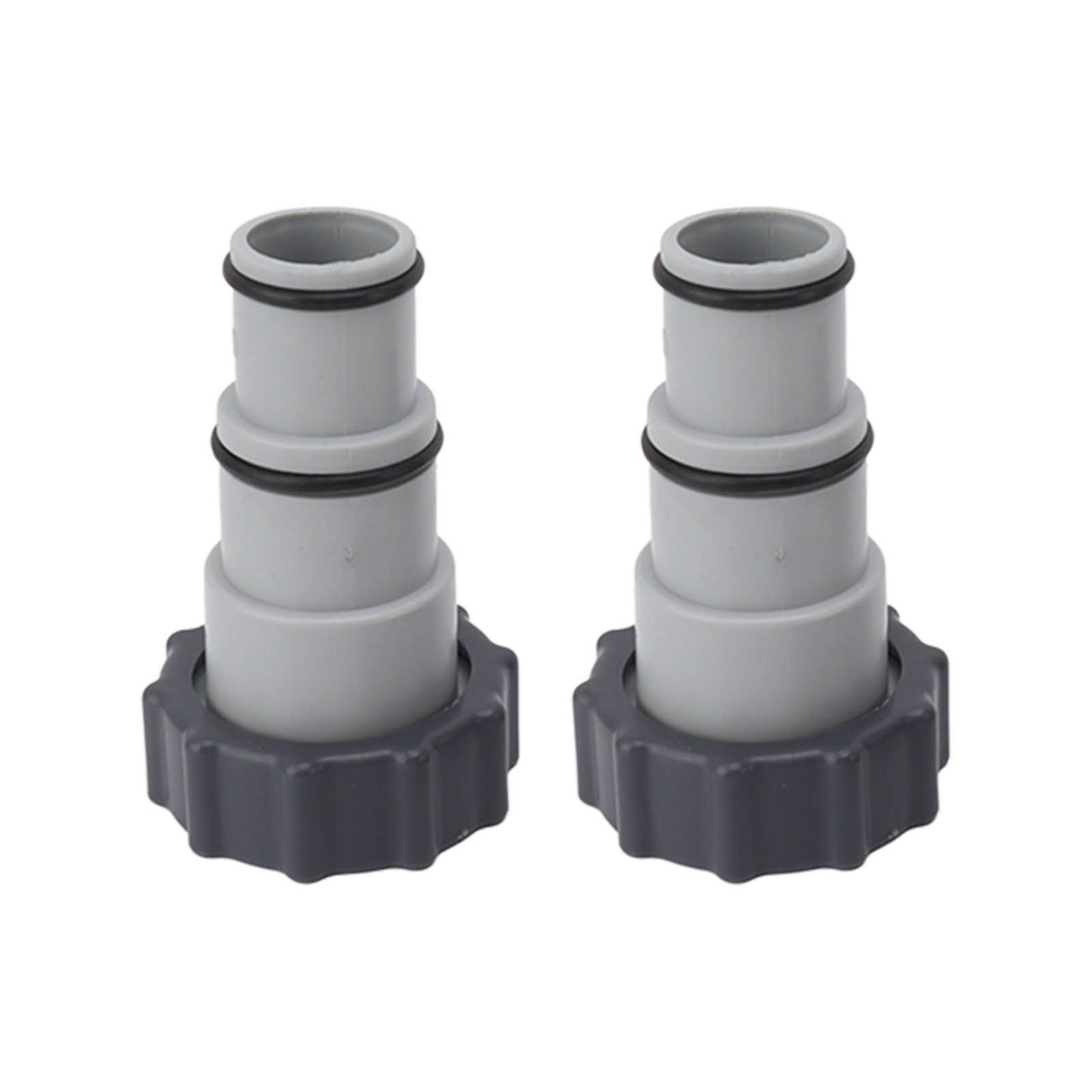 2PCS Pool Hose Adapter with Collar Replacement Threaded Connection Pump Hose Adapter for Intex Fit ARU