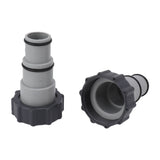 2PCS Pool Hose Adapter with Collar Replacement Threaded Connection Pump Hose Adapter for Intex Fit ARU
