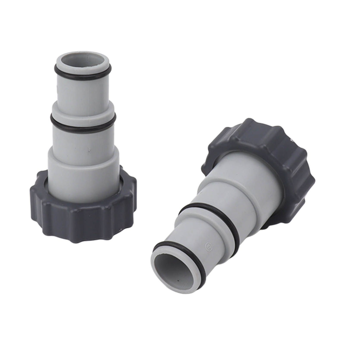 2PCS Pool Hose Adapter with Collar Replacement Threaded Connection Pump Hose Adapter for Intex Fit ARU