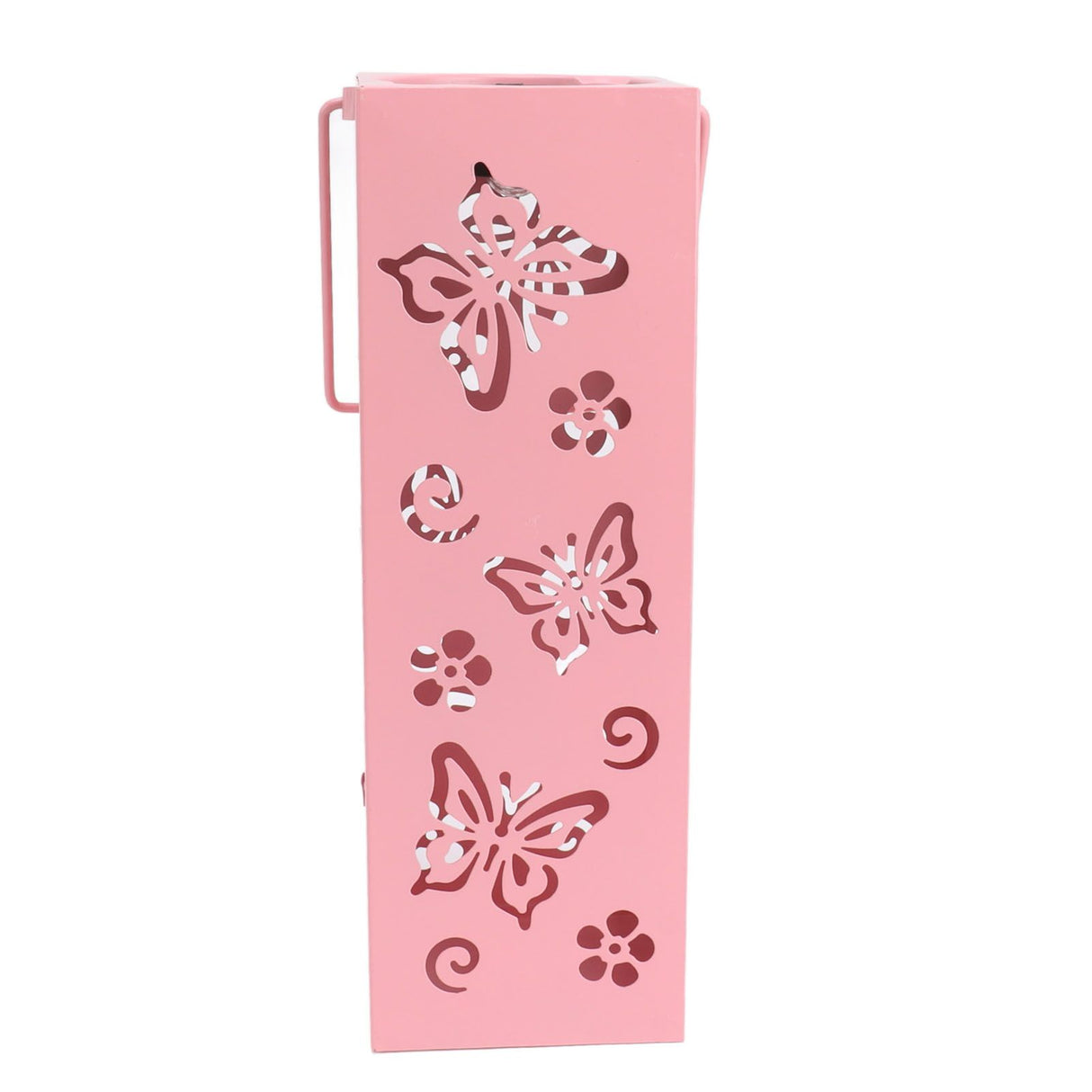 Outdoor Solar Lantern LED Light Automatic On Waterproof Decorative Lamp for Garden Backyard Pink