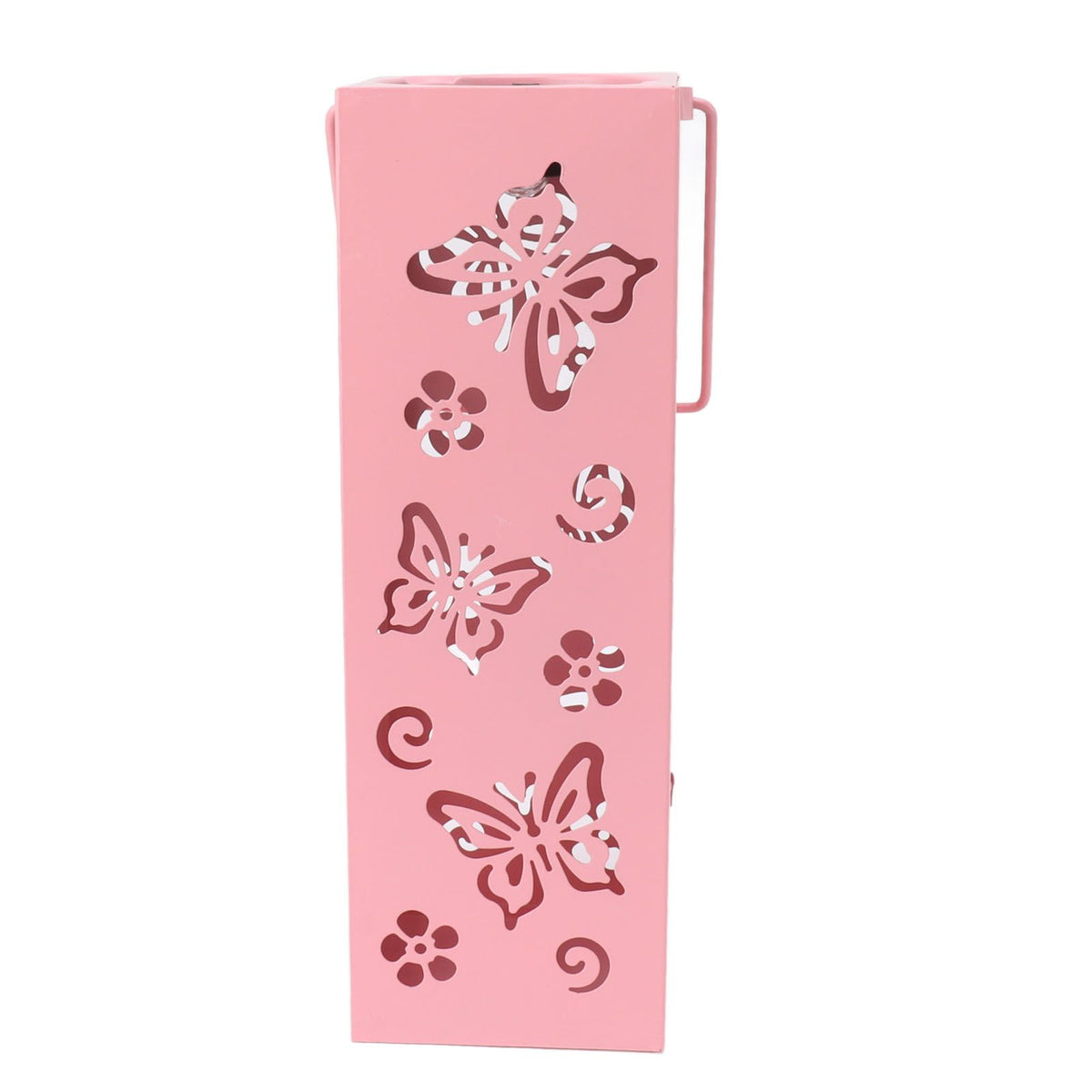 Outdoor Solar Lantern LED Light Automatic On Waterproof Decorative Lamp for Garden Backyard Pink
