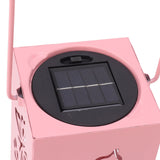Outdoor Solar Lantern LED Light Automatic On Waterproof Decorative Lamp for Garden Backyard Pink - Extra Image