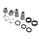 Pool Hose Adapter Replacement Hose Adapter with Collar for Threaded Connection Pumps - Top-Down View