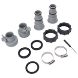 Pool Hose Adapter Replacement Hose Adapter with Collar for Threaded Connection Pumps